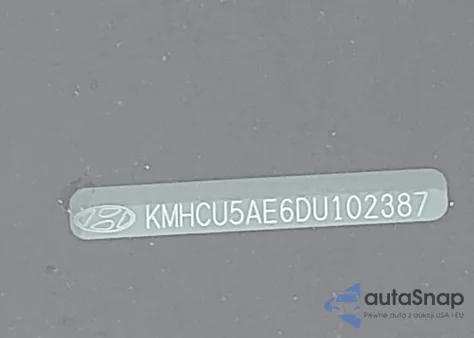 2013 Hyundai Accent Se z USA, uszkodzony, nr VIN KMHCU5AE6DU102387